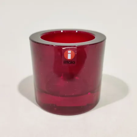 Kivi tuikkulyhty, Iittala Marimekko, punainen, korkeus 60mm Lähetetään postipakettina.