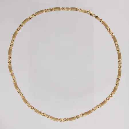 Kaulakoru, pituus 43cm, 585, paino 11,5g Paino: 11,5 g