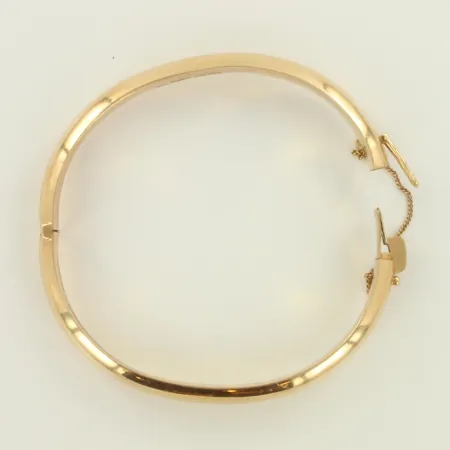 Rannerengas, kaiverrettu, Ø 56mm, käytön jälkiä, 585br, paino 15,6g 
