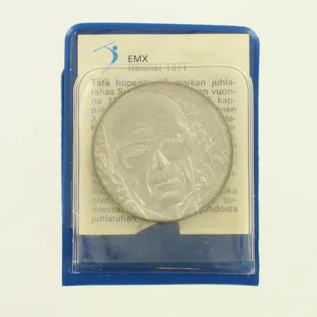 Juhlaraha, Urho Kekkonen 1975, nimellisarvo 10 markkaa, 500, paino 23,7g