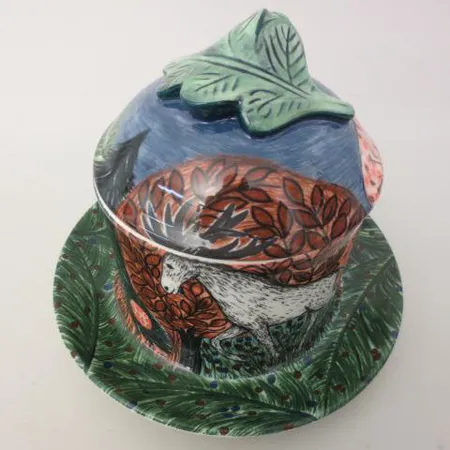 Kastikeastia, Hubertus, Pro Arte 1994, Dorrit Von Fieandt, Arabia, Ø20cm.