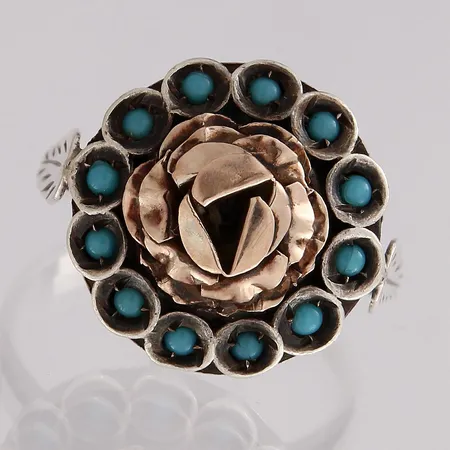 Kivisormus, koko 16½, 925br, paino 3,6g