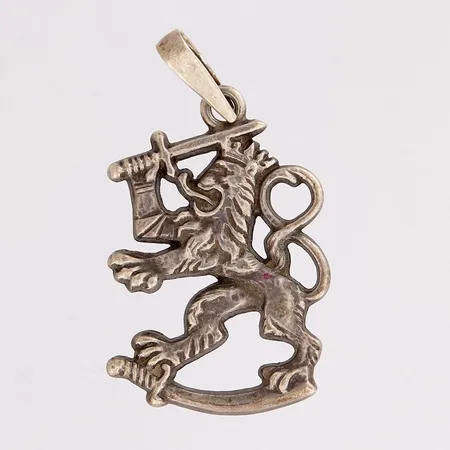 Leijona-riipus, korkeus 43mm, 830, paino 6,2g 