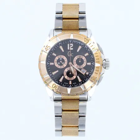 Teräsrannekello Gc Sport, Class XXL, Chronograph,  X53003G2S,  quartz, rannekkeen pituus 180mm, taulun Ø 45mm