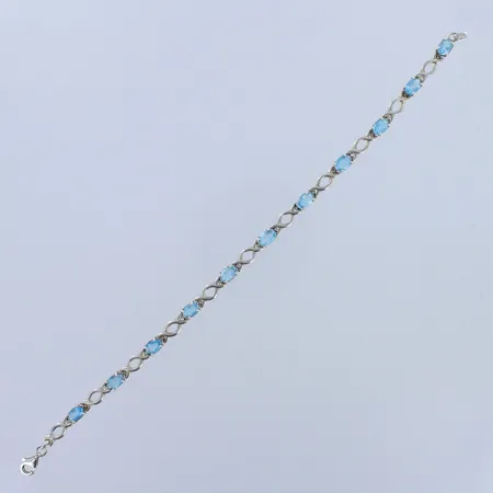 Kiviranneketju, pituus 20cm, 925br, paino 7,2g 