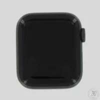 Älykello Apple watch S5 40 4G, musta ranneke, kuitti, laturi ja laatikko.   