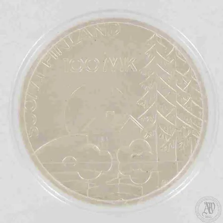 Juhlaraha Sotainvalidien Veljesliitto 50 vuotta 1990, 830, paino 24,5g 