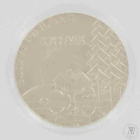 Juhlaraha Sotainvalidien Veljesliitto 50 vuotta 1990, 830, paino 24,7g 