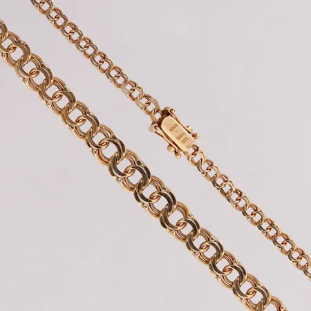Bismark-kaulaketju, pituus 43,5cm, 585, paino 15,4g Paino: 15,4 g