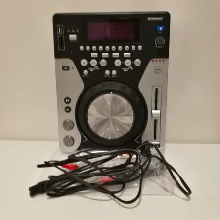 DJ-cd-soitin OMNITRONIC XMT-1400, RCA-piuha, ostokuitti 10.9.2019