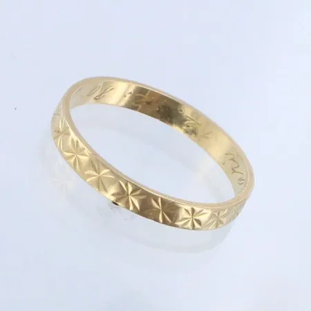 Viallinen sormus, 750, paino 1,7g 