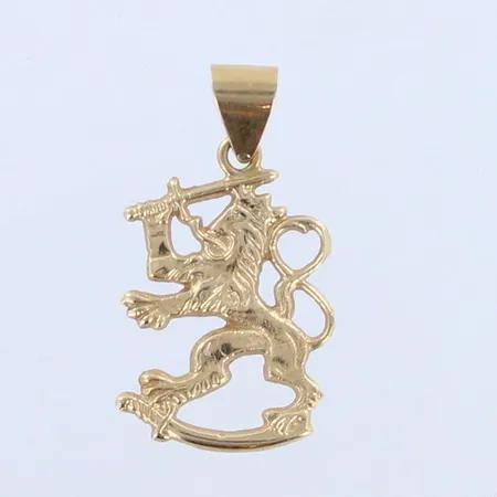 Leijona-riipus, korkeus 25mm, 585, paino 1,9g 