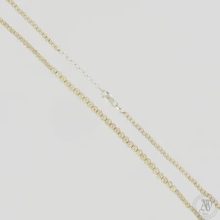 Kaulaketju, pituus ja leveys 42cm ja 2-4mm, 925, paino 10,1g 