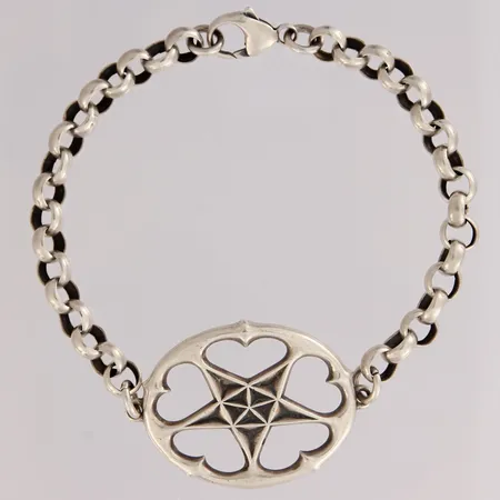 Rannekoru, Kalevala Koru A Star All Heart, pituus 230mm, 925, paino 19,3g 