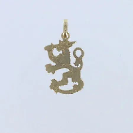Leijona-riipus, korkeus 23mm, 585, paino 0,8g 