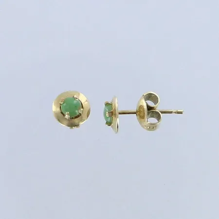 Korvakorut kivillä, korkeus 6mm, 585br, paino 0,8g 