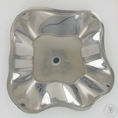 Teräsvati, Iittala, design Alvar Aalto, 358mm, käyttökulumaa.  Lähetetään postipakettina.