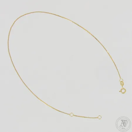 Venetsia-nilkkaketju, pituus 240-265mm, 585, paino 1,4g Paino: 1,4 g