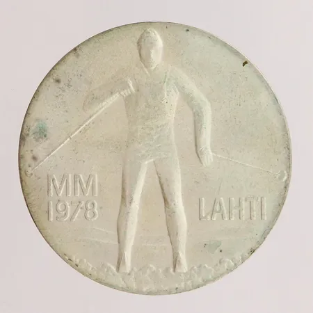 Juhlaraha Suomi, Lahti MM 1978, nimellisarvo 25mk, kotelo, 500, paino 26,5g Paino: 0 g
