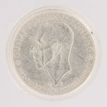 Juhlaraha, 5 Kronor - Gustaf V Riksdag, 900, paino 25g Paino: 25 g