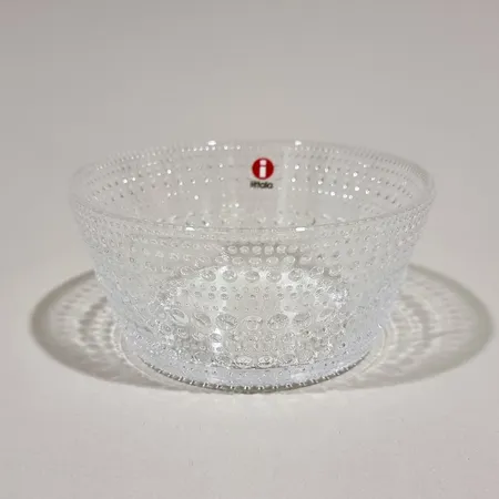 Jälkiruokakulho Iittala, Kastehelmi, Ø 110mm, kirkas Lähetetään postipakettina.