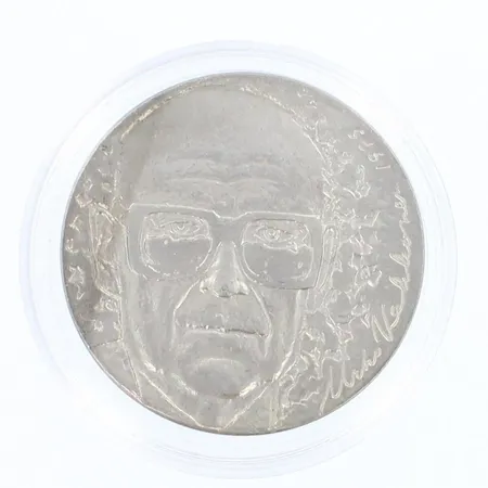 Juhlaraha, Urho Kekkonen 1975, nimellisarvo 10 markkaa, 500, paino 23,5g 