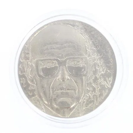 Juhlaraha, Urho Kekkonen 1975, nimellisarvo 10 markkaa, 500, paino 23,6g 