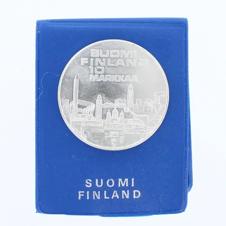 Juhlaraha EMX Helsinki 1971, nimellisarvo 10mk, 500, paino 24,1g 