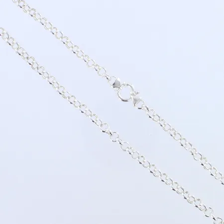 Papukaulaketju, Ø 5,4mm, pituus 45cm, 925, paino 11,2g 