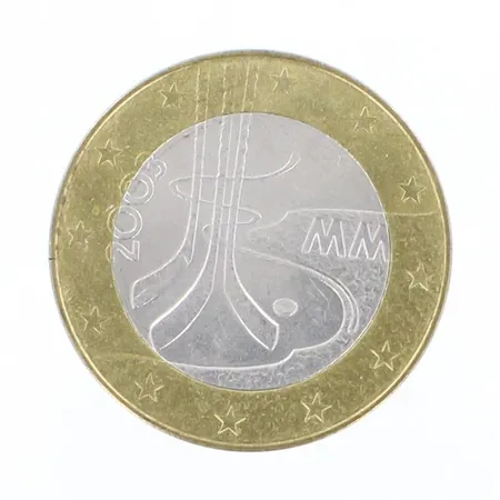 Juhlaraha, MM 2003, nimellisarvo 5 euroa,  CuNi / alumiinipronssi