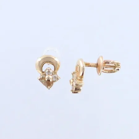 Kivikorvakorut, korkeus 0,8mm, 585br, paino 1,7g 