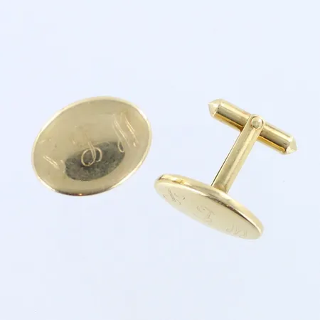 Kalvosinnapit, kaiverrettu, mitat 15,7-20,7mm, 585, paino 10,4g Paino: 10,4 g