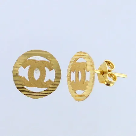 Kuvioidut korvakorut, korkeus 12mm, 875, paino 2,4g 
