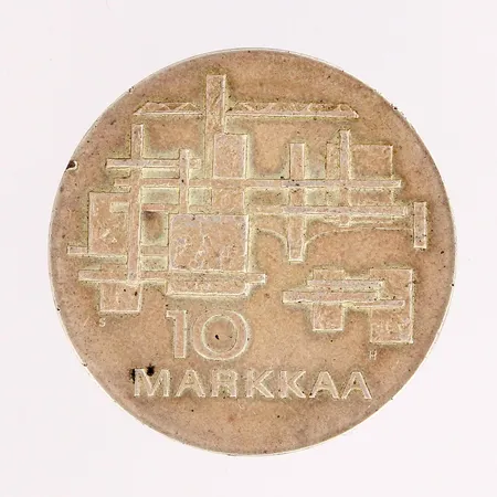 Juhlaraha Suomi Finland 1917-1967, nimellisarvo 10mk, 900, paino 24g Paino: 23,8 g