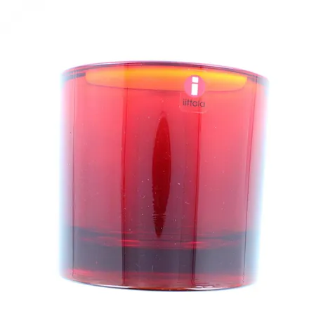 Kynttilälyhty iittala kivi, 80mm, punainen Lähetetään postipakettina.