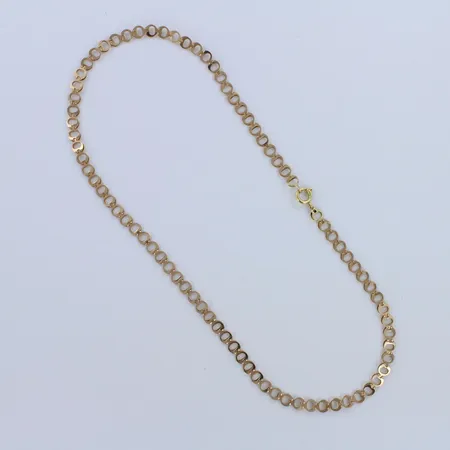Kaulakoru, pituus 42,5cm, leveys 5mm, 585, paino 6,0g 