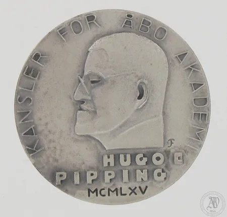 Hopeamitali, Hugo Pipping MCMLXV, paino 190,5g
