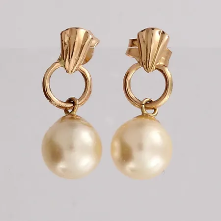 Muovihelmikorvakorut, korkeus 18mm, 585br, paino 1,4g