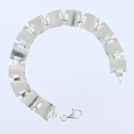 Ranneketju, pituus 20mm, leveys 12mm, 925, paino 24,5g 