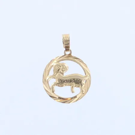 Horoskooppiriipus, korkeus 20mm, 585, paino 0,5g 