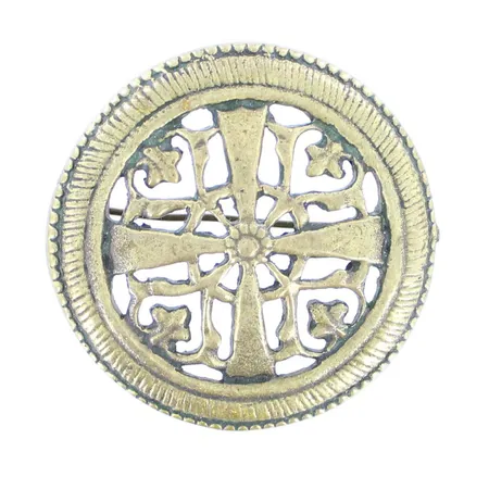 Rintaneula Kalevala Koru, Ø 46,5mm, pronssia