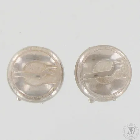 Finnair-hopeanapit, Ø 14mm, 925, 3,6g Paino: 3,6 g