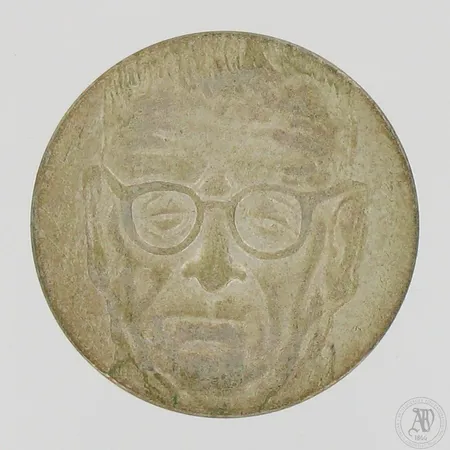 Juhlaraha J.K Paasikivi, 100 vuotta, vuodelta 1970, nimellisarvo 10 markkaa, 500, paino 22,5g 