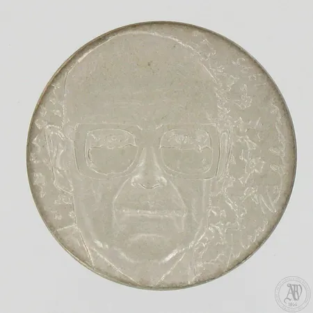 Juhlaraha, Urho Kekkonen 1975, nimellisarvo 10 markkaa, 500, paino 23,6g Paino: 23,6 g
