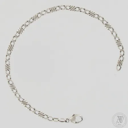 Ranneketju, pituus ja leveys 185mm ja 3mm, 925, paino 5,0g Paino: 5 g