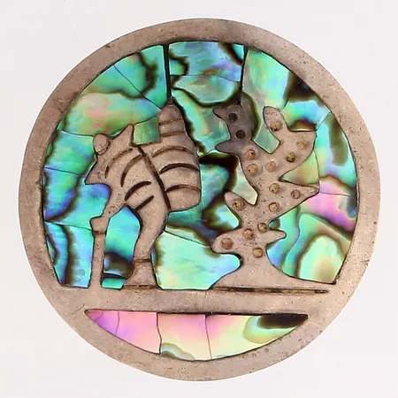 Kivirintaneula, Ø44mm, 925br, Paino: 10,1 g