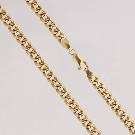 Panssarikaulaketju, pituus 56cm, leveys 5mm, 585, Paino: 13,6 g