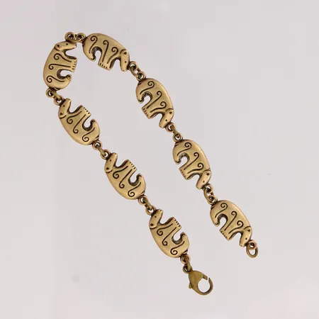 Ranneketju kalevala koru, Kalevankarhu, pituus 190mm, pronssia