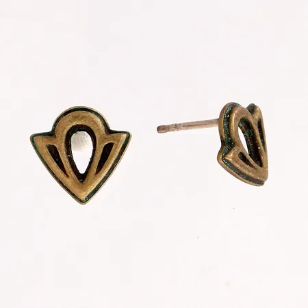 Korvakorut Kalevala koru, korkeus 11mm, pronssia  Paino: 0 g