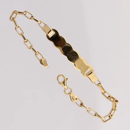 Laattaranneketju, pituus 15cm, 750, Paino: 2,8 g